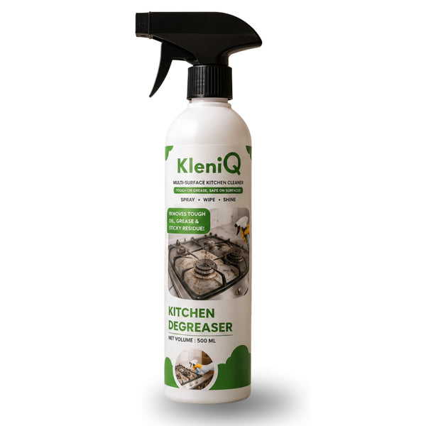 KleniQ Kitchen Degreaser | Powerful Grease & Oil Remover for Kitchen Surfaces | 500ml